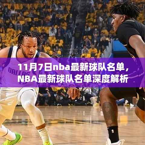 11月7日NBA球队最新名单深度解析,篮球风云一览