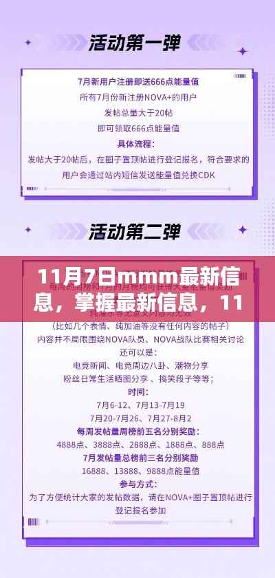 最新揭秘,11月7日MMM更新细节与最新信息指南
