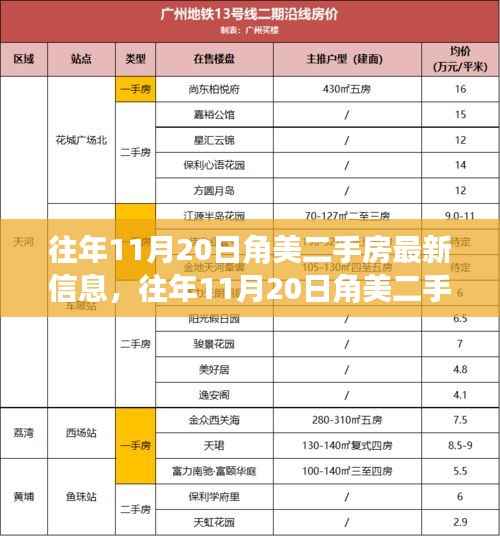 往年11月20日角美二手房市场最新洞察与多方观点探析