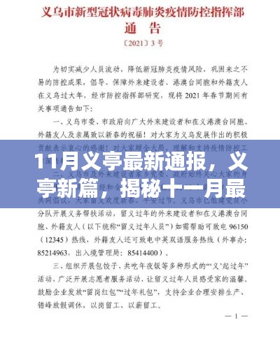 11月义亭最新通报，义亭新篇，揭秘十一月最新通报背后的故事与影响
