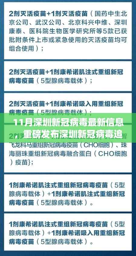 11月深圳新冠病毒最新信息,重磅发布深圳新冠病毒追踪系统,科技前沿的智能守护者,引领抗疫新时代