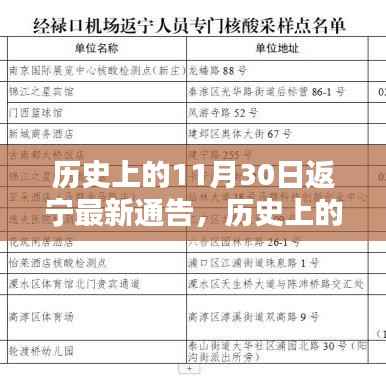 历史上的11月30日返宁最新通告,历史上的11月30日,最新返宁通告深度解析
