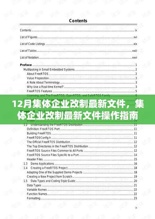 集体企业改制最新文件详解与操作指南,初学者与进阶用户必备参考