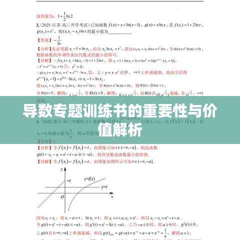 导数专题训练书的重要性与价值解析