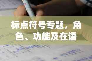 标点符号专题,角色、功能及在语言表达中的不可或缺性