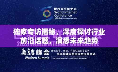 独家专访揭秘，深度探讨行业前沿话题，洞悉未来趋势