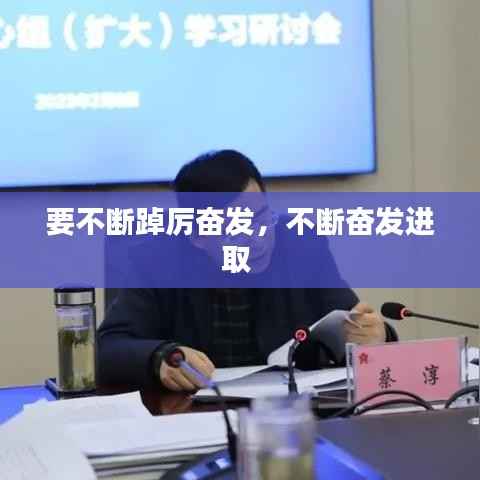 要不断踔厉奋发,不断奋发进取